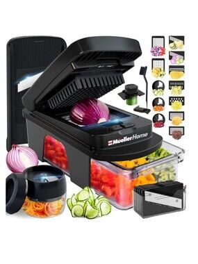 Mueller Home I Food Chopper, Slicer, Spiralizer